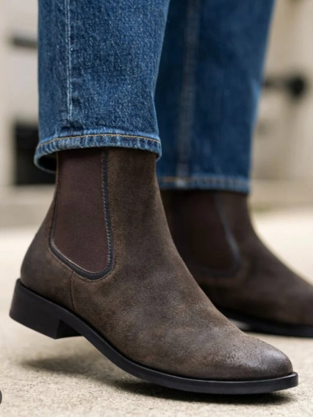 Thursday Boot Company Suede Duke Chelsea Brown Boot Size 10.5